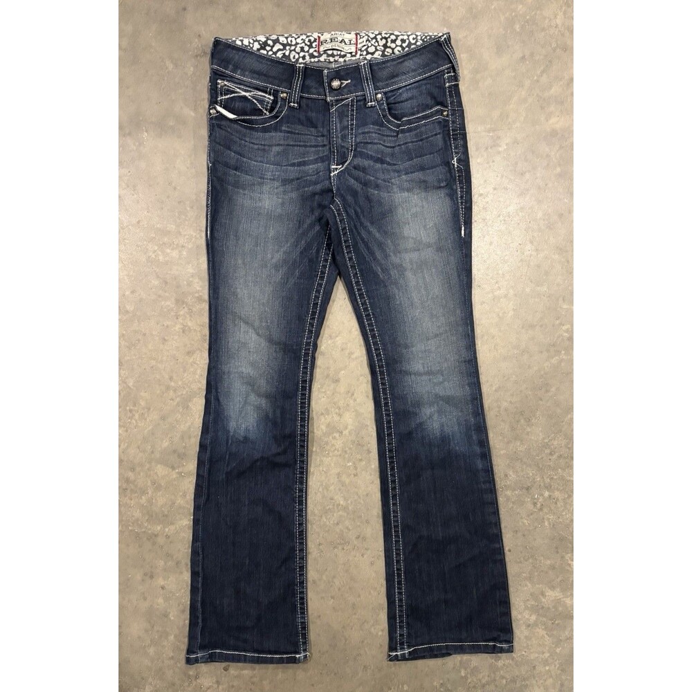 Ariat Real Denim Mid-Rise Bootcut Jeans Medium Wash Women’s 30R Stretch